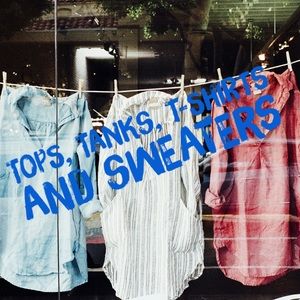 TOPS, TANKS, T-SHIRTS and SWEATERS